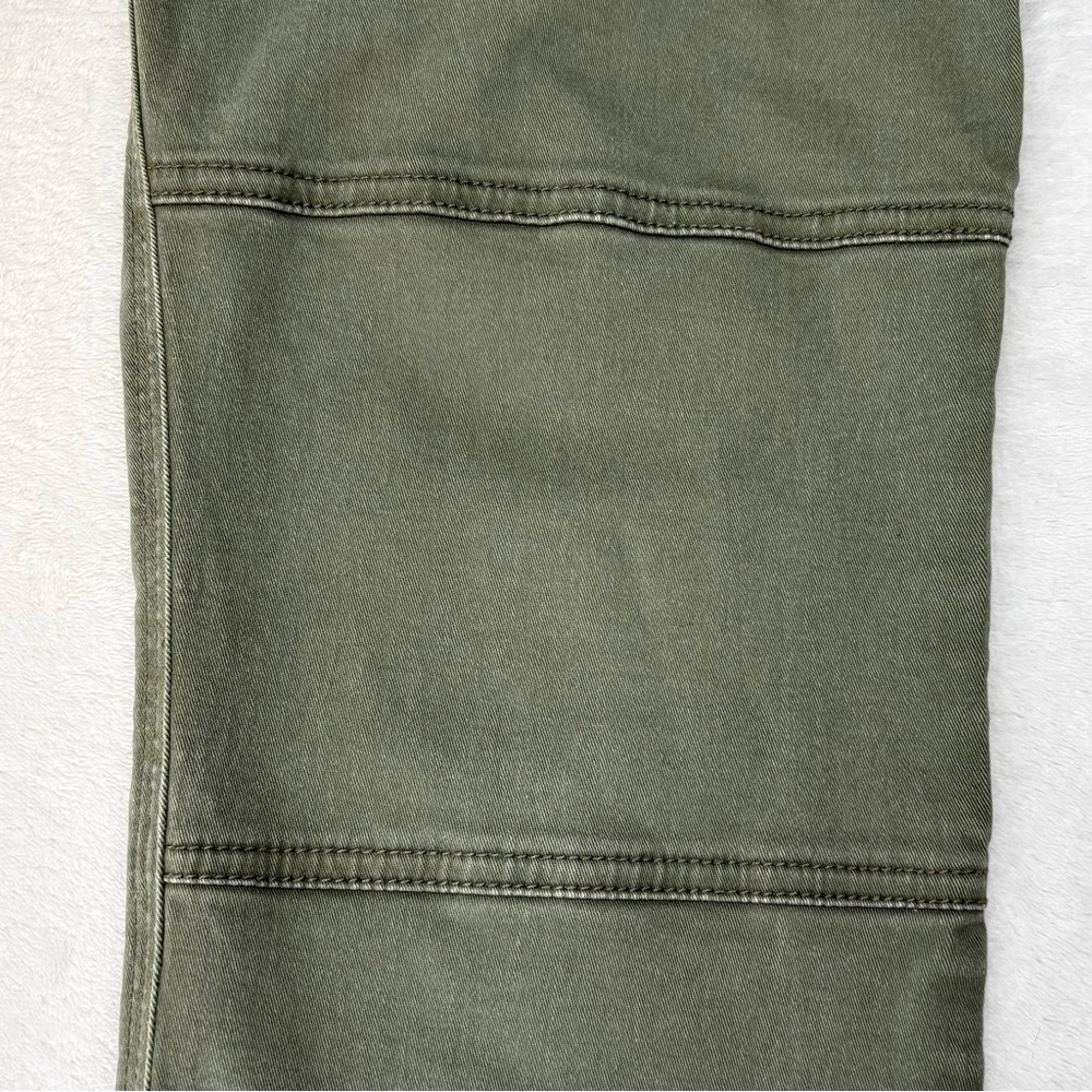 Jessica Simpson Maternity Skinny Jeans Olive Green Under Belly Low Rise Size L - Picture 3 of 10